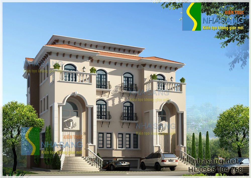 mẫu thiết kế nhà biệt thự đẹp 2-3 tầng hiện đại